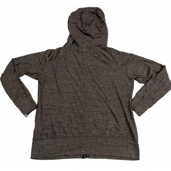 Vintage Nike Hooded Full Zip Light Weight Track Jacket size Medium Gray - Picture 2 of 8